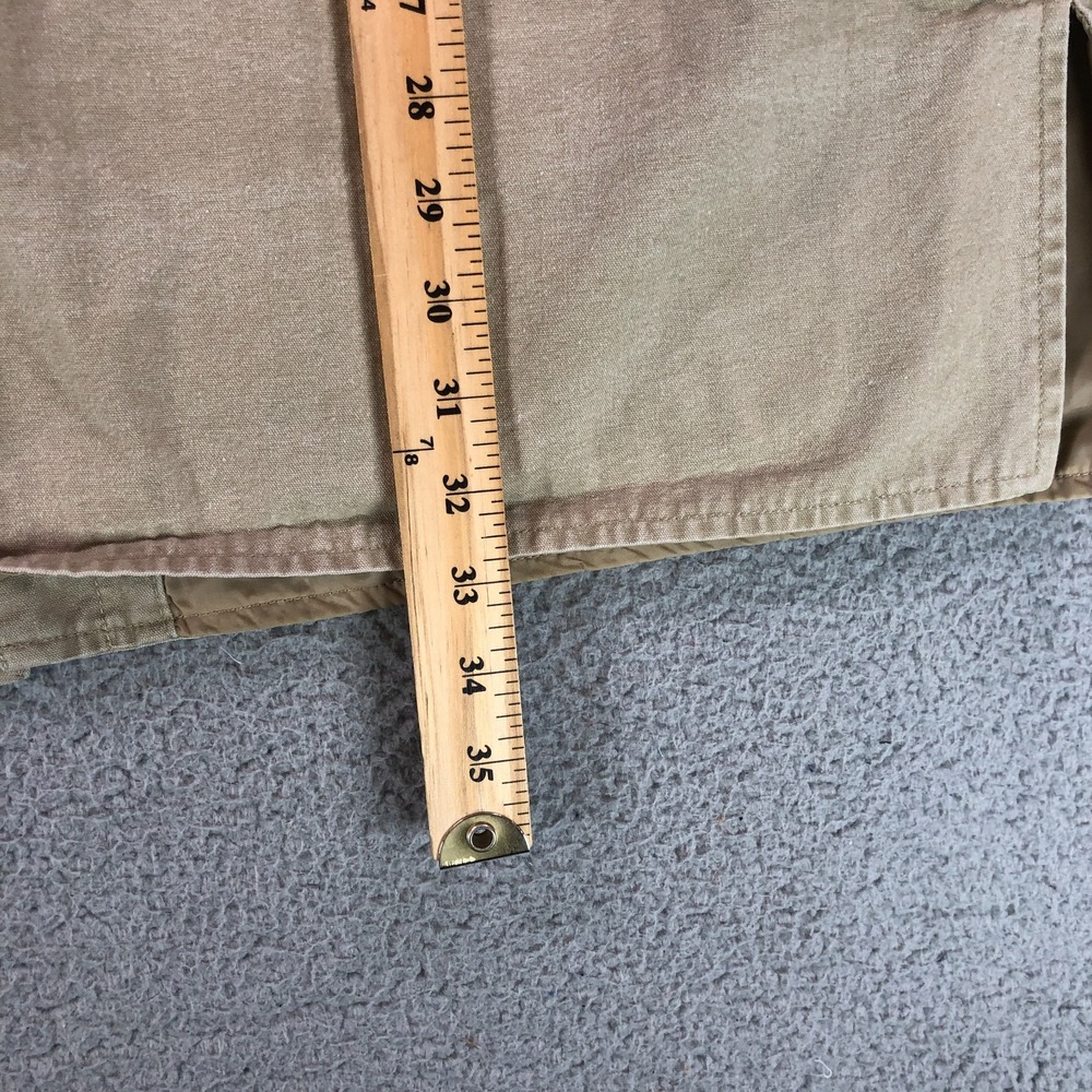 Vintage Orvis Vest Adult Extra Large Beige Khaki Fishing Safari Pockets Utility - Picture 12 of 13
